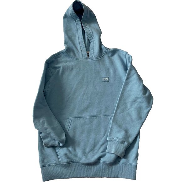 BILLABONG Pullover Hoodie Light/Sky Blue Size 12 Youth Casual Sweatshirt Unisex - Picture 1 of 8
